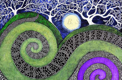 Midnight Meditation - Inner Landscape Print Series