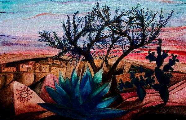 Greeting the Sun Archival Print