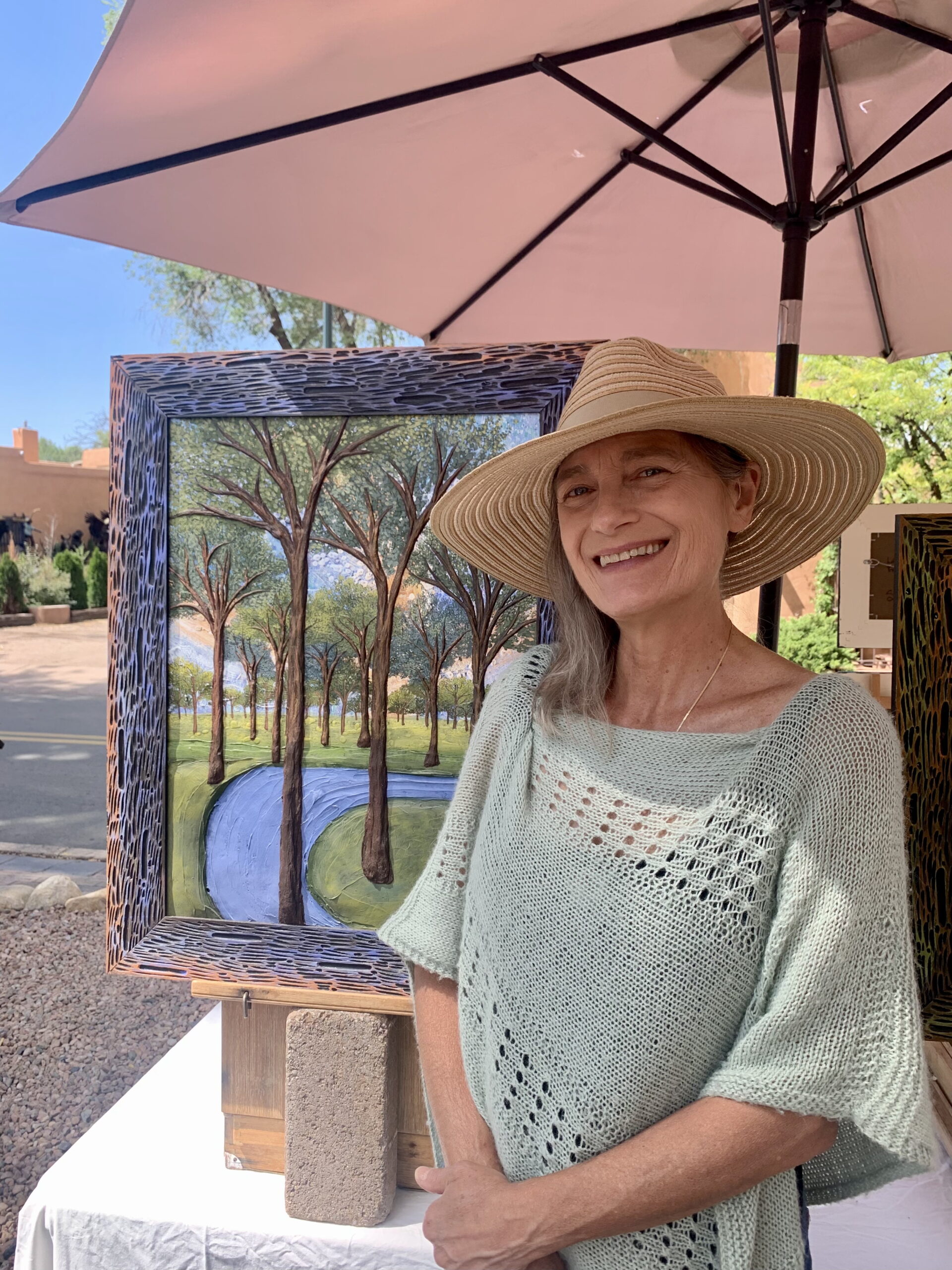 Julie B. Salazar at Loretto Chapel