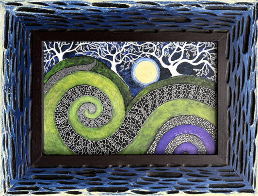 Midnight Meditation Archival Print - Framed