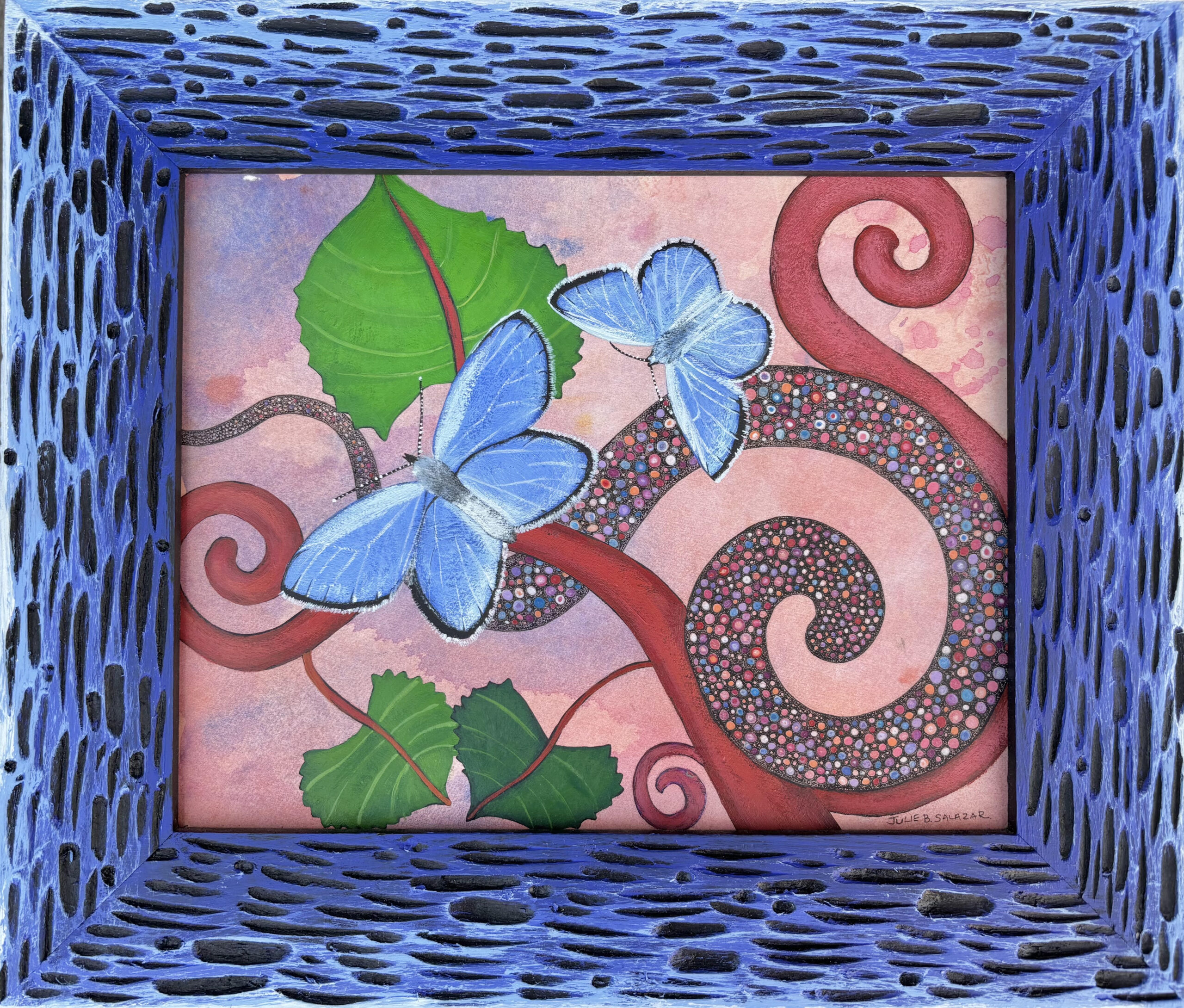 Along the Way - Mixed Media Original Painting